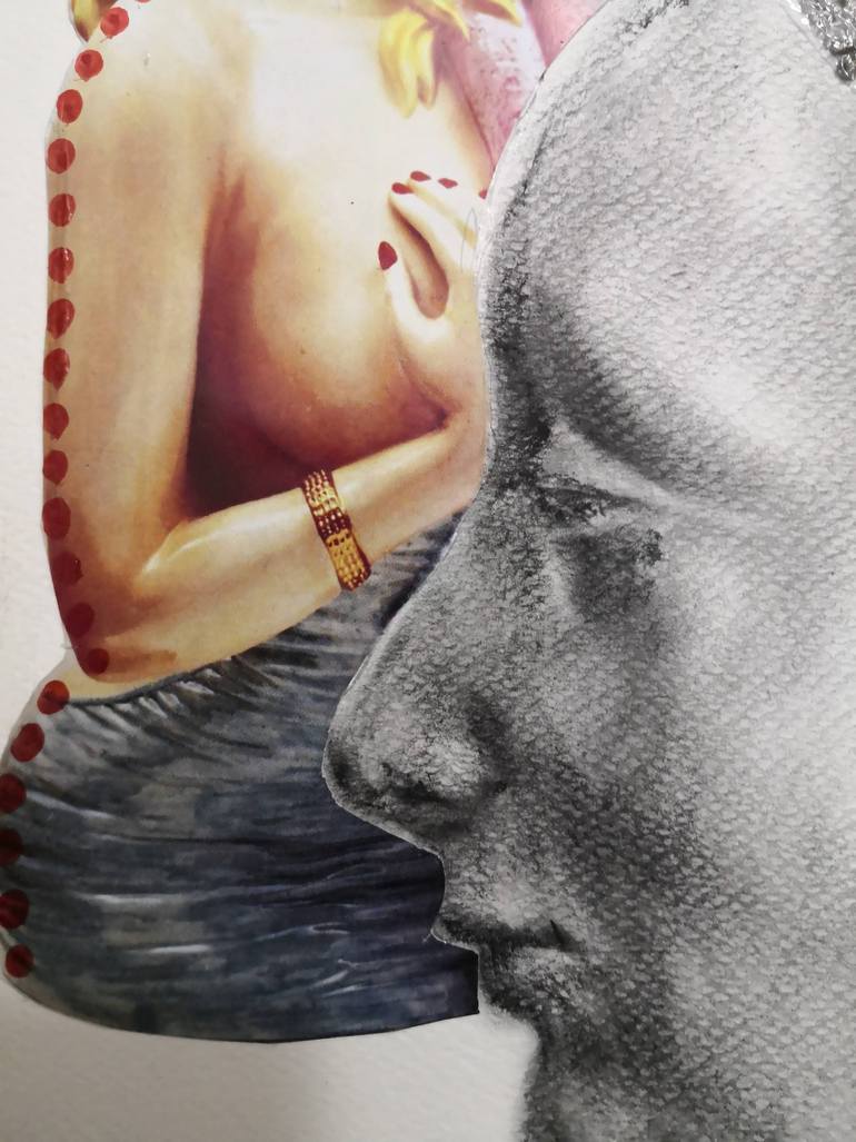 Original Figurative People Collage by Nevin Engin