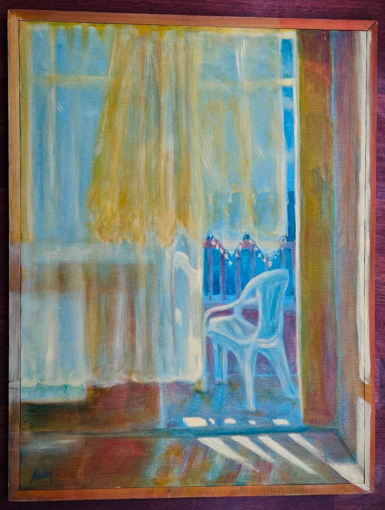 Original Impressionism Home Painting by Nevin Engin