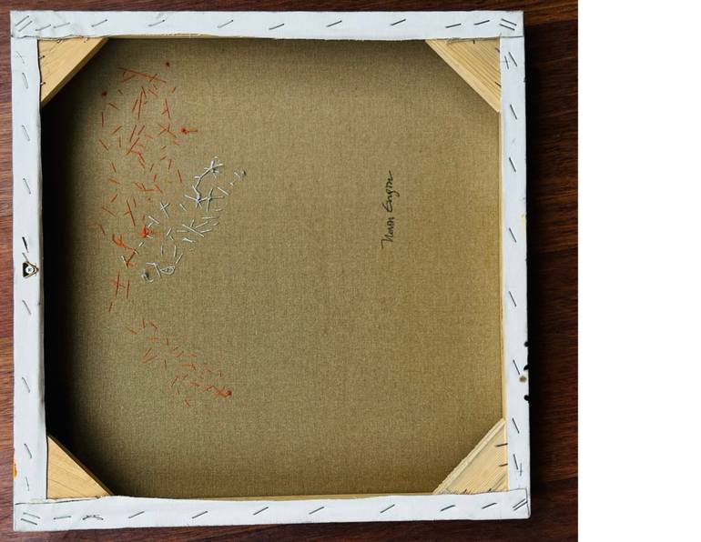 Original Abstract Expressionism Botanic Painting by Nevin Engin