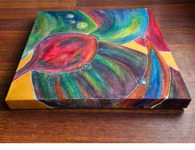 Original Abstract Expressionism Abstract Painting by Nevin Engin