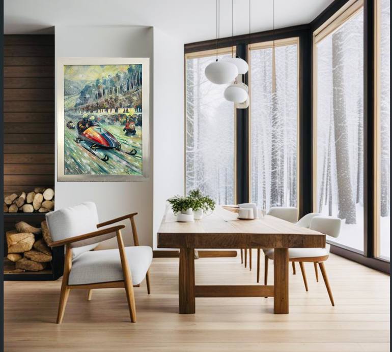 Original Contemporary Sports Painting by Viorica Bartha