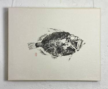 Original Minimalism Animal Printmaking by Lourdes Rosés