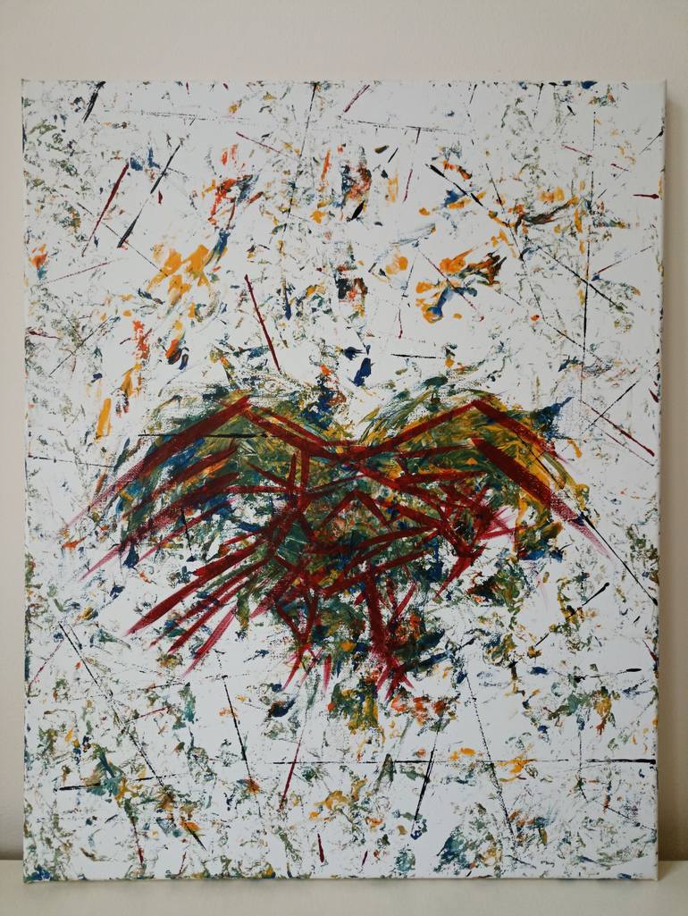 Original Abstract Animal Painting by Maciej Gąsienica-Szostak