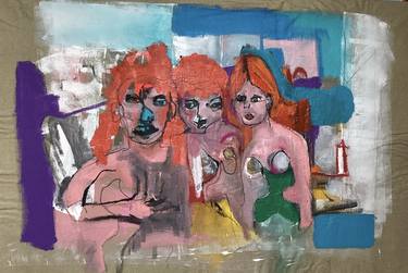 Original Expressionism Women Paintings by Sharon Blu