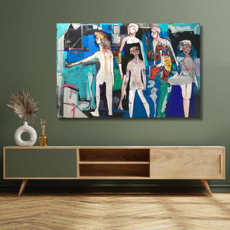 Original Contemporary Women Painting by Sharon Blu