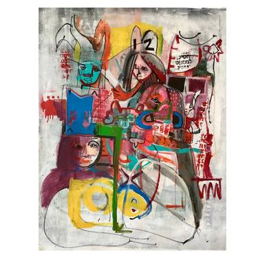 Original Contemporary Abstract Paintings by Sharon Blu