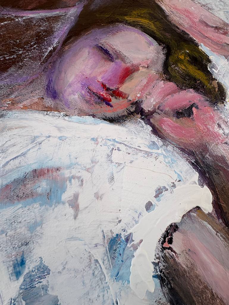 Original Figurative Abstract Painting by Levan Chabukiani