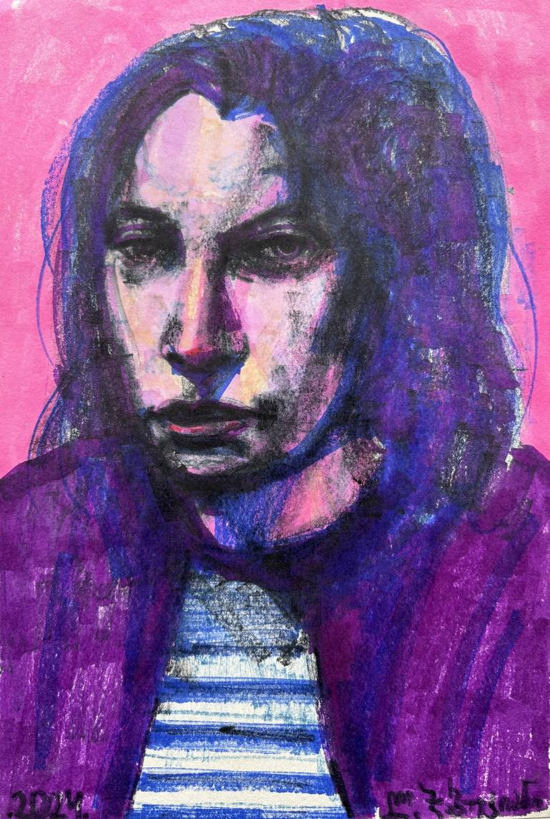 Original Abstract People Paintings by Levan Chabukiani