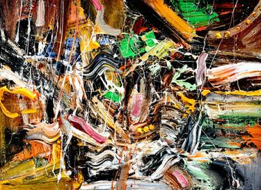 Original Expressionism Abstract Painting by Levan Chabukiani