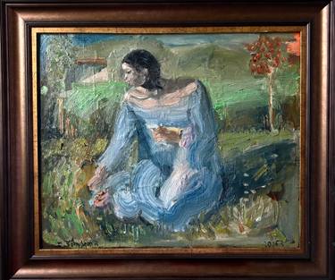 Original Expressionism Landscape Painting by Levan Chabukiani