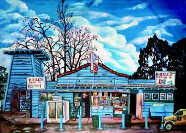 Original Realism Architecture Paintings by Elizabeth King