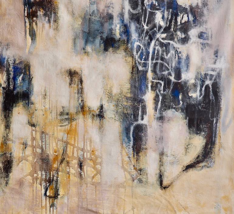 Original Abstract Painting by Flavio Arcangeli