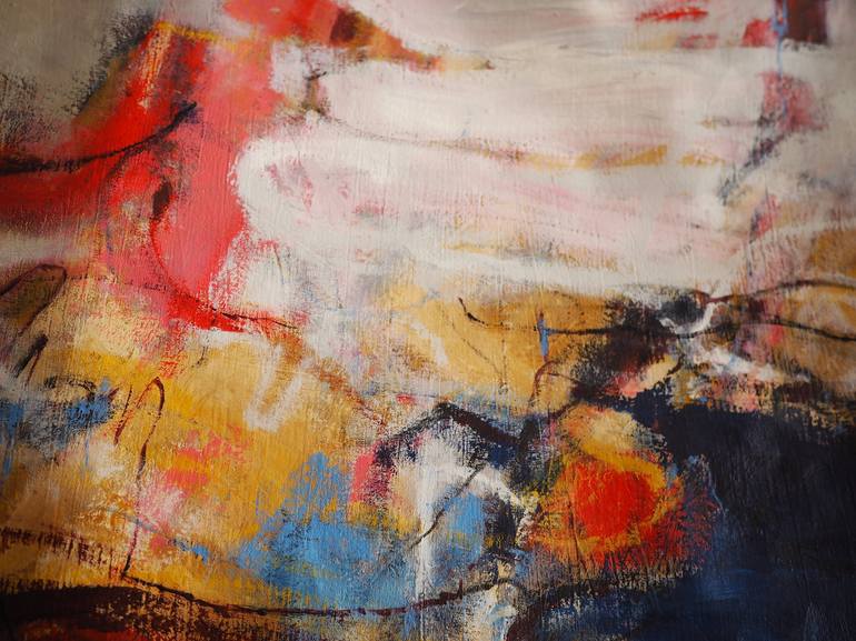 Original Contemporary Abstract Painting by Flavio Arcangeli