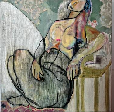 Original Expressionism Women Paintings by Chahla Soummer