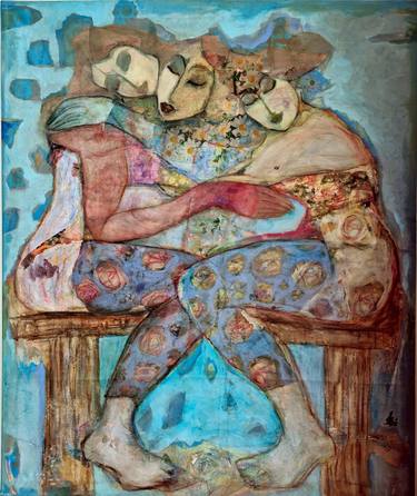 Original Expressionism Women Paintings by Chahla Soummer