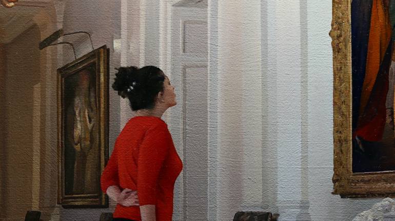 Original Figurative Women Painting by Alexander Chistov