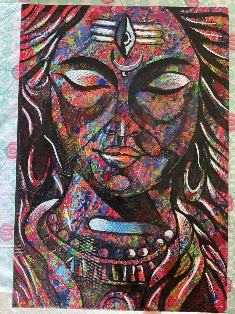 Original Religion Mixed Media by Riddhi Fulfagar