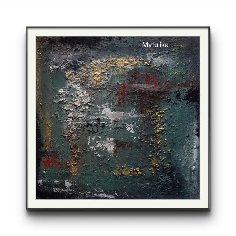 Original Abstract Expressionism Abstract Painting by Mytulika By Jyoti Mehta