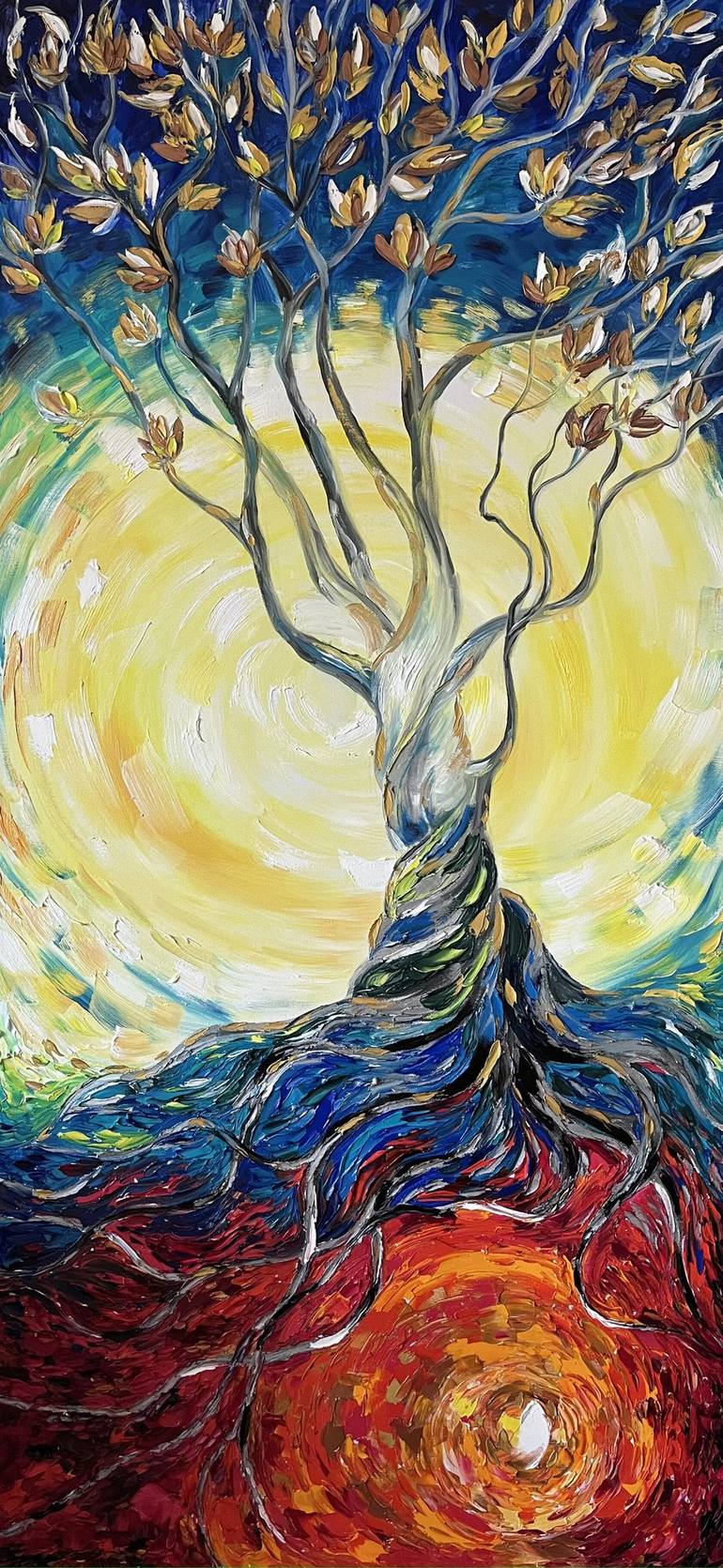 The Tree of Life Painting by Daria Chenskaya | Saatchi Art