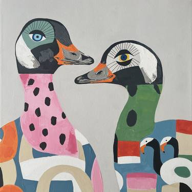 Print of Abstract Animal Paintings by Sahar Manri