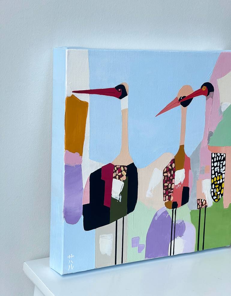 Original Abstract Animal Painting by Sahar Manri