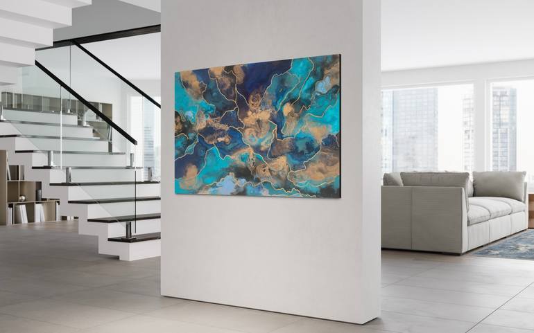 Original Abstract Painting by Aliz Tóth