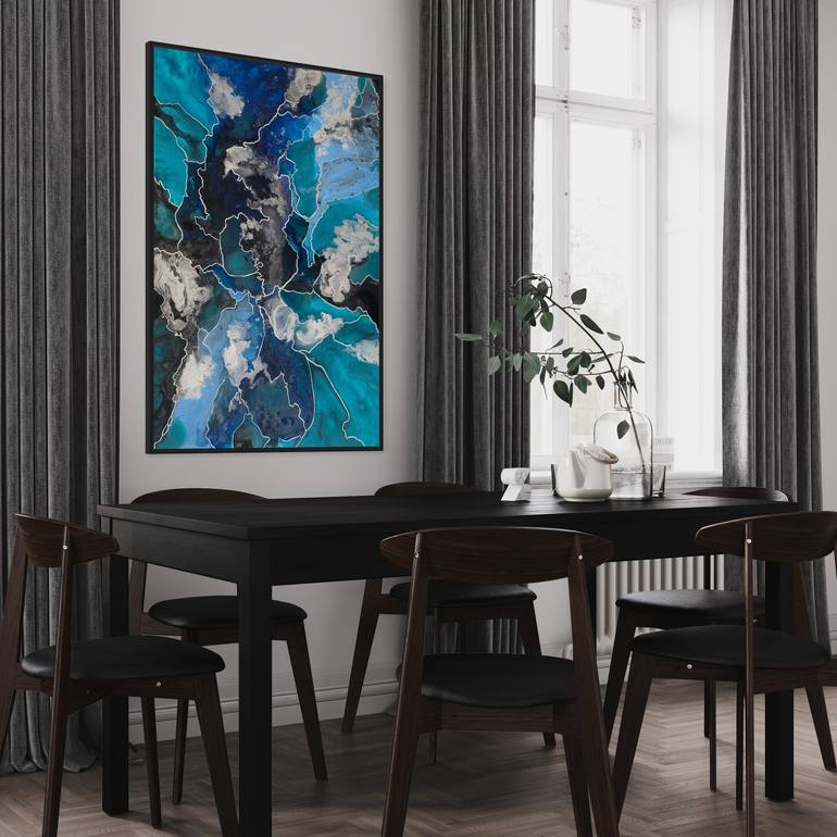 Original Contemporary Abstract Painting by Aliz Tóth