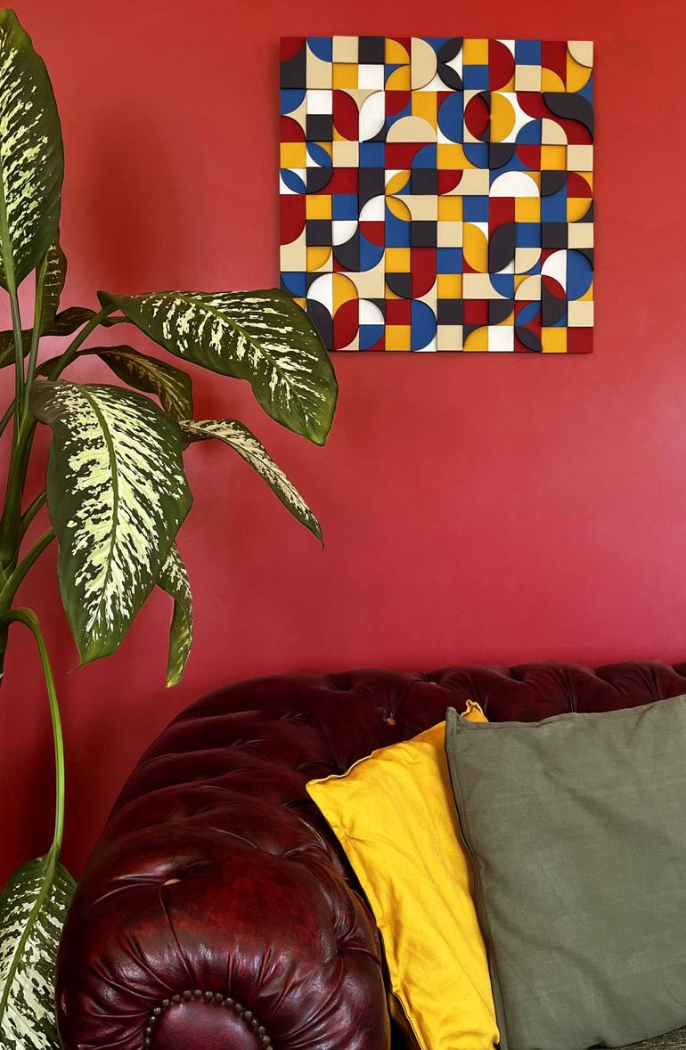 Original Bauhaus Geometric Sculpture by IşıL Pelin Kumsal