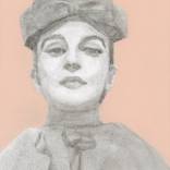 Vintage Trans Beauty 11 Portrait [unframed] by elizabeth morello