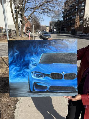 Print of Car Paintings by Tanvin Juvin