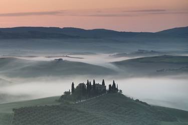 Foggy Sunrise in Tuscany thumb