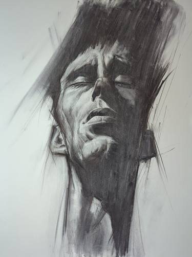 Original Figurative People Drawings by Kan Muftic