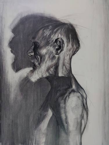 Original Expressionism People Drawings by Kan Muftic