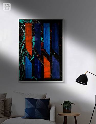 Beneath - Abstract Painting on Canvas thumb