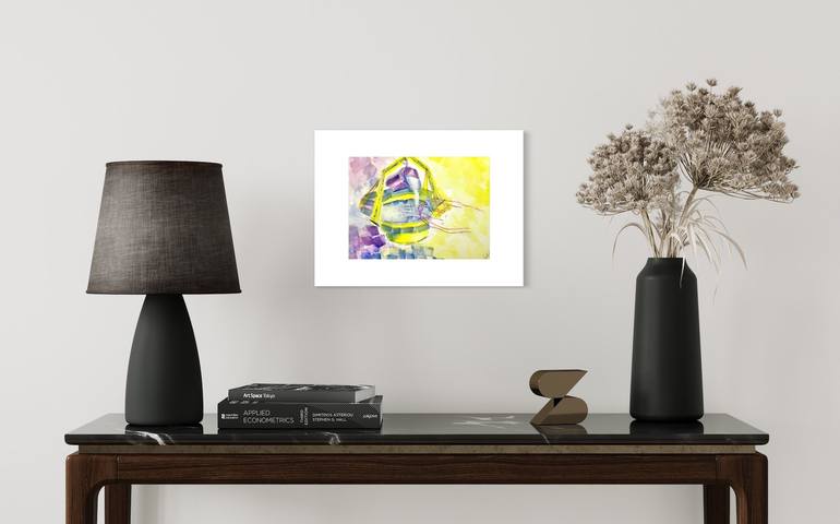 Original Impressionism Religion Painting by Rhonda Roth