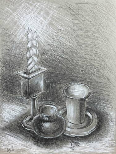 Original Realism Religion Drawings by rhonda roth