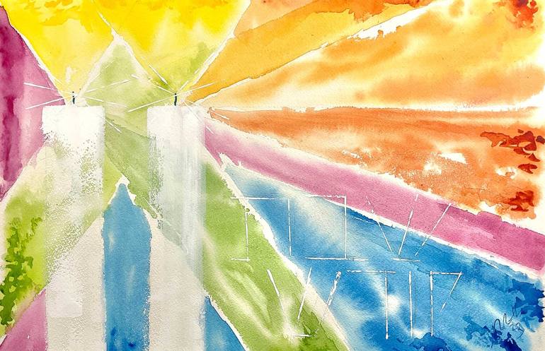 Original Impressionism Religion Paintings by Rhonda Roth