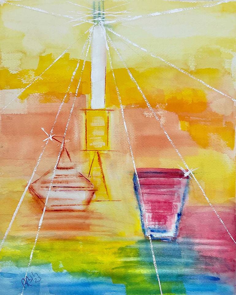 Original Impressionism Religion Paintings by Rhonda Roth