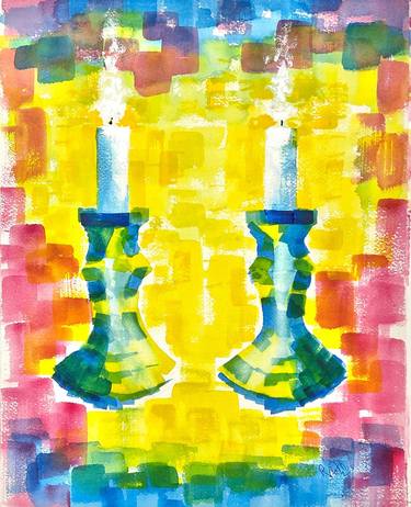 Original Religion Paintings by rhonda roth