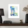 George Washington Bridge matted, unframed