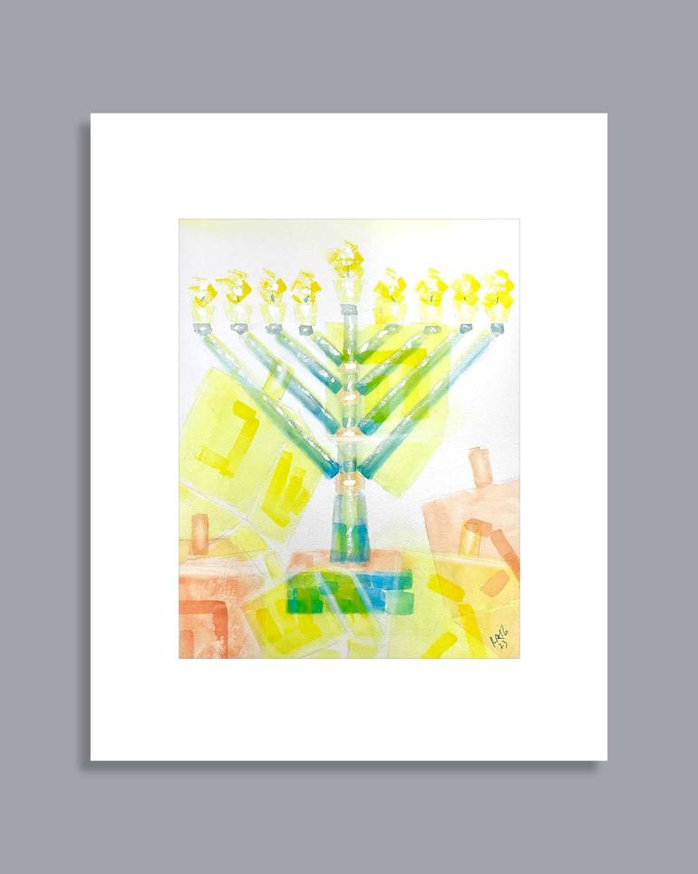 Original Impressionism Religion Painting by Rhonda Roth