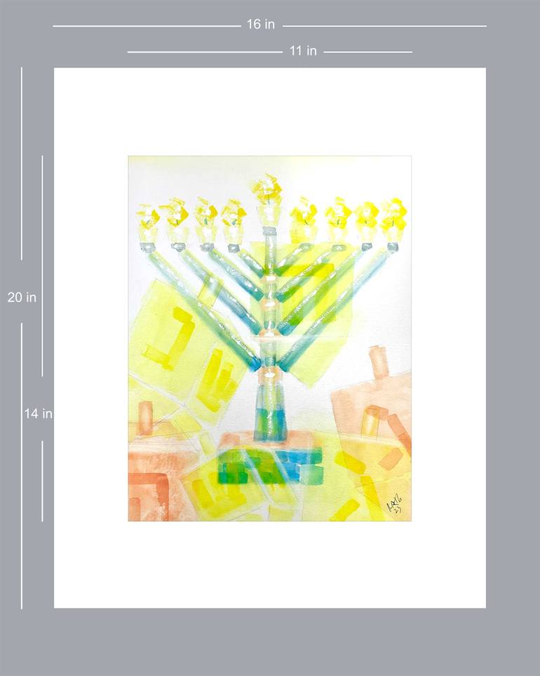 Original Impressionism Religion Painting by Rhonda Roth
