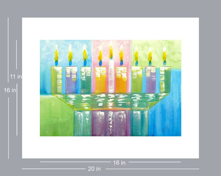 Original Impressionism Religion Painting by Rhonda Roth