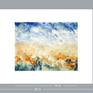 Artwork is 11x14 in, matted 16x20 in