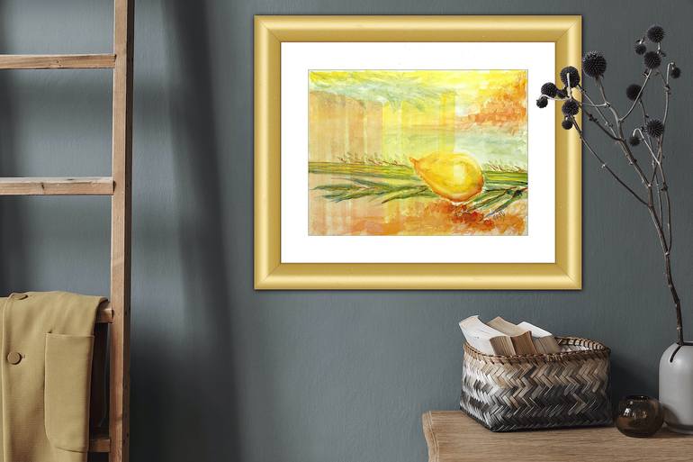 Original Impressionism Religion Painting by Rhonda Roth