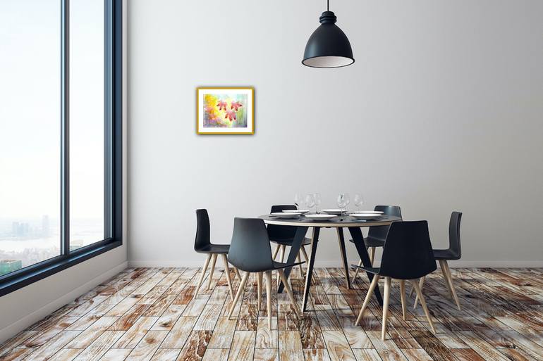 Original Impressionism Nature Painting by Rhonda Roth