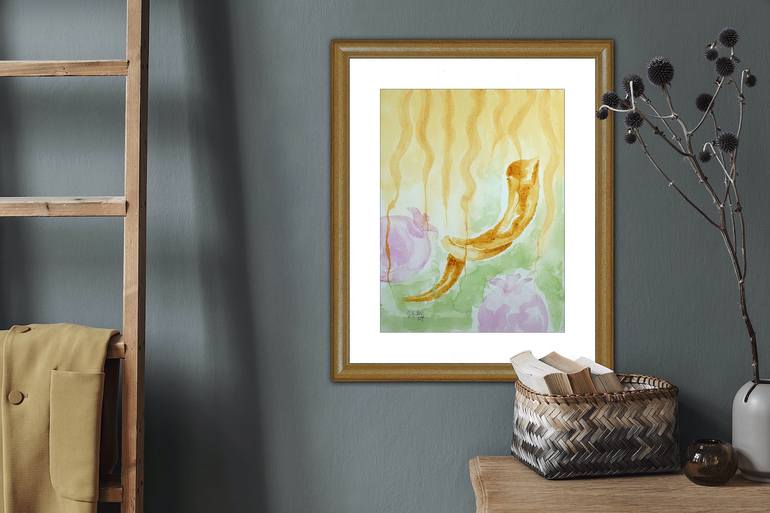 Original Impressionism Religion Painting by Rhonda Roth