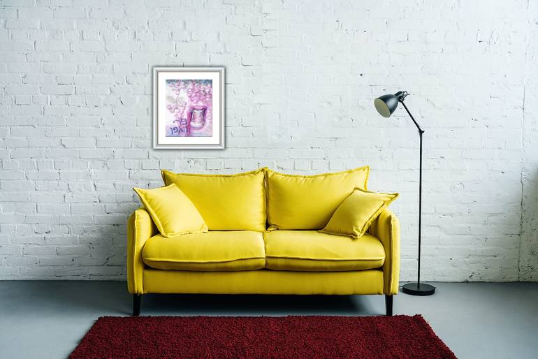 Original Impressionism Religion Painting by Rhonda Roth