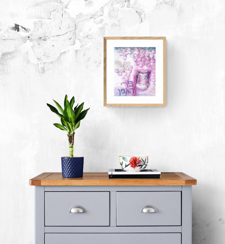 Original Impressionism Religion Painting by Rhonda Roth