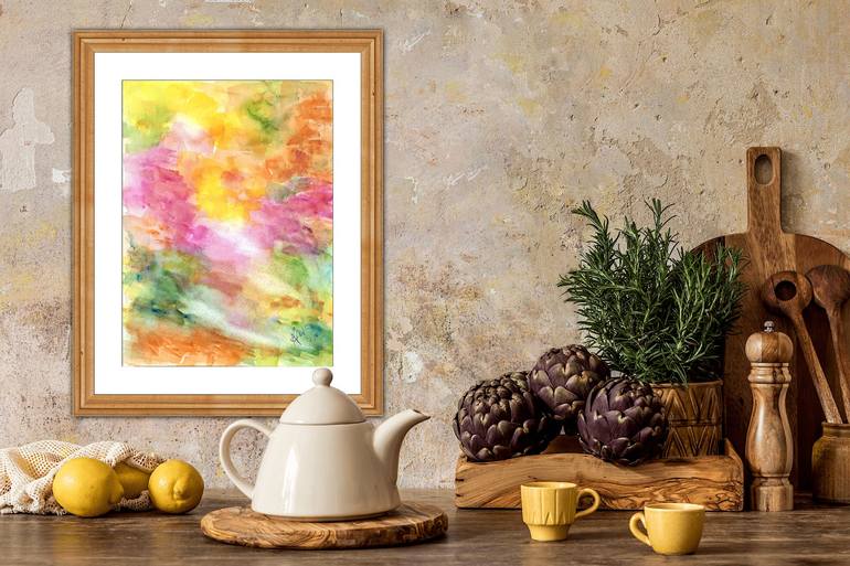 Original Abstract Landscape Painting by Rhonda Roth